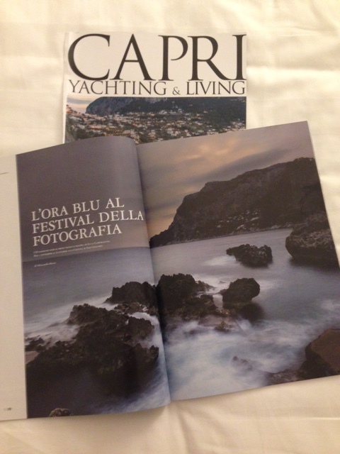 L’ora blu sul mare, il tramonto di Capri